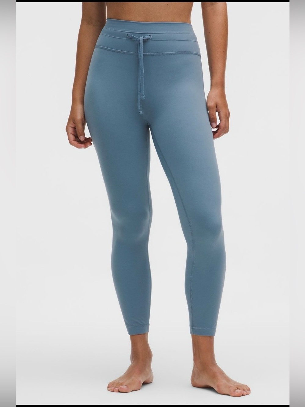 lululemon Groove Drawcord High-Rise Tight 25" in Slate Blue Size 10